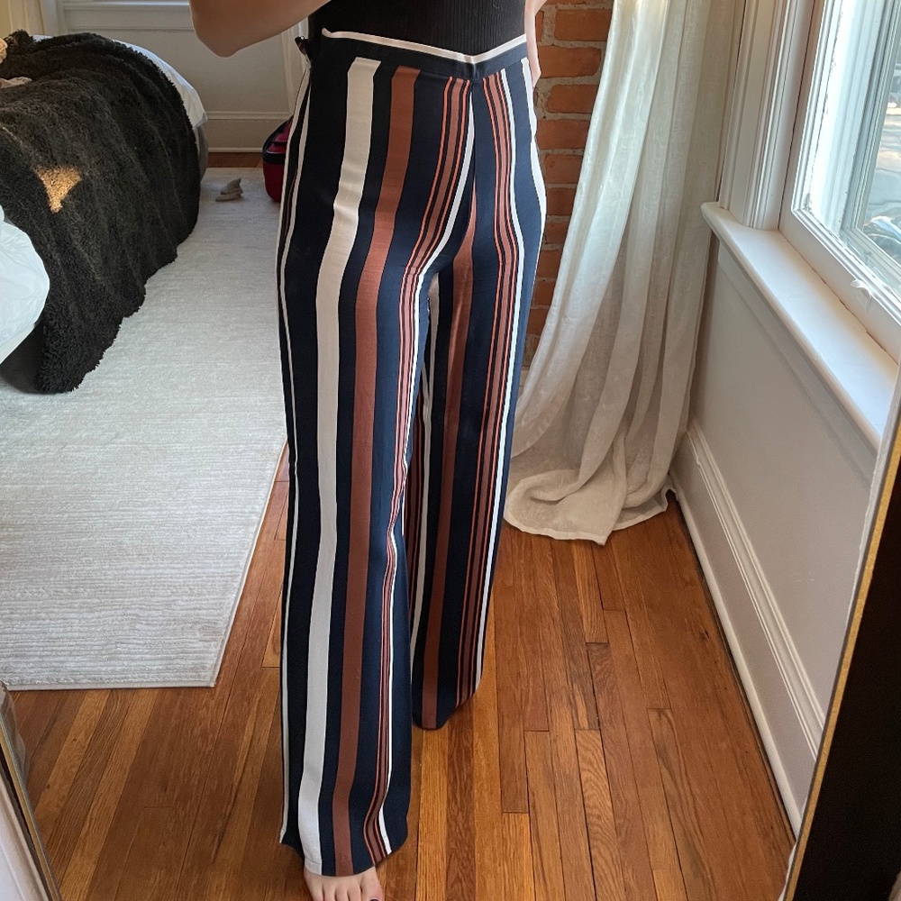 Striped Topshop Pants